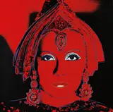 Andy Warhol, The Star, from Myths, 1981, Screenprint in colors with diamond dust, on Lenox Museum Board, the full sheet,