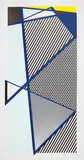 Roy Lichtenstein, Imperfect, from BAM, 1987, Woodcut and screenprint in colors, on Arches Cover paper, with full margins,
