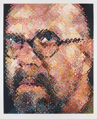 Chuck Close, Self-Portrait, 2000, Screenprint in colors, on Saunders Waterford paper, with full margins,