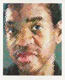 Chuck Close, Lyle, 2003, Screenprint in colors, on wove paper, with full margins,