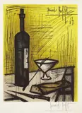 Bernard Buffet, Le Pain et le vin, 1964, Lithograph in colors, on Rives BFK paper, with full margins,
