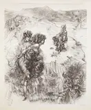 Hans Bellmer, Paysage 1700, circa 1965, Lithograph, on wove paper, with full margins,