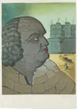 Man Ray, Marquis de Sade, 1972, Lithograph in colors, on Japanese paper, with margins,