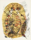 Max Ernst, Hibou-Arlequin, 1955, Lithograph in colors, on Rives BFK paper, with full margins,