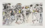 George Condo, Invocations of Miles, 2000, Screenprint in colors, on heavy wove paper, with full margins,