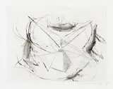 Bruce Nauman, Small Carousel, 1988, Drypoint, on Somerset Satin paper, with full margins,