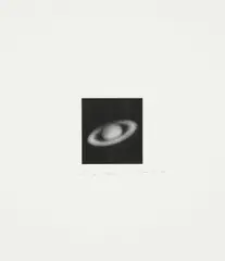 Untitled (Saturn) by Vija Celmins, 1985, Mezzotint, on wove paper, with full margins,, sold Apr 2015