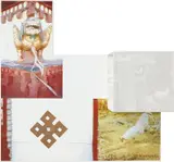 Robert Rauschenberg, Tibetan Locks (Curtain), from Tibetan Keys and Locks, 1986, Wall relief with decals in photo-screenprint, hand-painted screenprint ink, aluminum, powder-coating, and polyurethane,