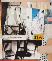 Tag by Robert Rauschenberg, 1997, Offset lithograph in colors, on heavy wove paper, the full sheet,, sold Apr 2015