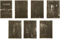WWM by Günther Förg, 1990, Seven lithographs (including the title page), on Japanese paper, with full margins,, offered Apr 2015