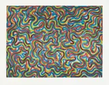 Sol LeWitt, Curvy Brushstrokes/Color, 1997, Etching with aquatint in colors, on Somerset Textured paper, with full margins,