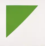 Green Curve with Radius of 20', from For Meyer Schapiro by Ellsworth Kelly, 1974, Lithograph in green with embossing, on Special Arjomari paper, with full margins,, sold Apr 2015