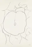 Melon Leaf (Feuille de Melon), from Suite of Plant Lithographs by Ellsworth Kelly, 1965-66, Lithograph, on Rives BFK paper, the full sheet,, sold Apr 2015