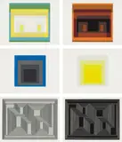 Formulation Articulation I and II by Josef Albers, 1972, The complete set of 127 screenprints in colors, on 66 sheets of wove paper, each folded (as issued), with full margins,, sold Apr 2015