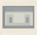 Variant 3, from Ten Variants by Josef Albers, 1967, Screenprint in colors, on Rives BFK paper, with full margins,, sold Apr 2015