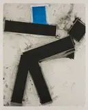 Joel Shapiro, Untitled (Jazz at Lincoln Center), 1996, Screenprint in colors, on wove paper, with full sheet,