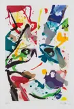 Sam Francis, Untitled SFE-056, 1989, Aquatint in colors, on Rives BFK paper, with full margins,