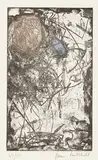 Joan Mitchell, Sunflower I, 1972, Etching in colors, on Arches paper, with full margins,