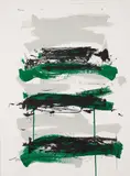 Joan Mitchell, Champs (Black, Gray and Green)
