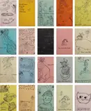 Andy Warhol, Holy Cats by Andy Warhol's Mother book, 1954, Artist's book comprised of twenty offset lithographs, on colored wove paper (bound as issued),