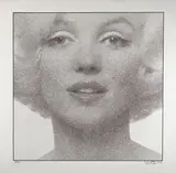 Bert Stern, Marilyn Monroe, 1973, Screenprint, on silver foil mounted to wove paper, with full margins,