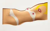 Tom Wesselmann, Cut-Out Nude, from 11 Pop Artists, Volume I, 1965, Screenprint in colors, on formed vinyl with die-cut mat,