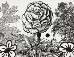 Paul Morrison, Rhexia, 2011, Linocut, on wove paper, the full sheet,