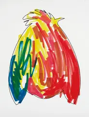 Donkey (Colored) by Jeff Koons, 1999, Grano-lithograph in colors, on Velin paper, with full margins,, sold Apr 2015