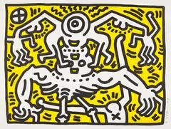Untitled by Keith Haring, 1986, Lithograph in colors, on wove paper, with full margins,, sold Apr 2015