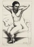 Diego Rivera, Desnudo de Frida Kahlo, 1930, Lithograph, on thin wove paper, with full margins,