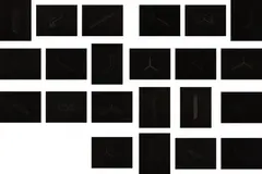 Fred Sandback, Twenty-two Constructions from 1967, 1986, The complete set of 22 lithographs in black, on Japanese paper, the full sheets,