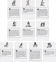 Runaways by Glenn Ligon, 1993, The complete set of 10 lithographs, on wove paper, with full margins,, sold Oct 2015