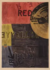 Periscope by Jasper Johns, 1981, Etching in colors, on Rives BFK paper, with full margins,, sold Oct 2015
