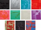 Andy Warhol, Flash - November 22, 1968, The complete set of 11 screenprints in colours, on wove paper, the full sheets, with individual paper folders with printed text and original linen-covered portfolio screenprinted in silver