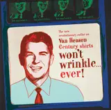 Andy Warhol, Van Heusen (Ronald Reagan), from Ads, 1985, Screenprint in colors, on Lenox Museum Board, the full sheet,
