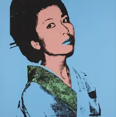 Kimiko by Andy Warhol, 1981, Screenprint in colours, on Stonehenge paper, the full sheet, sold Oct 2015