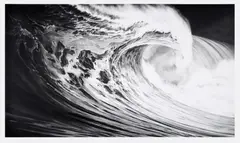 Angel's Wing (large version) by Robert Longo, 2005, Archival Pigment Print, on Somerset Velvet Enhanced Paper, with full margins,, offered Oct 2015