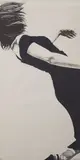 Robert Longo, Joanna, from Men in the Cities, 1983, Lithograph, on rag paper, the full sheet,
