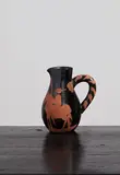 Picador by Pablo Picasso, 1952, Red earthenware turned pitcher painted in black,, sold Oct 2015
