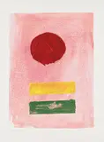Pink Ground by Adolph Gottlieb, 1972, Screenprint in colors, on wove paper, with full margins,, offered Oct 2015