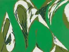 Free Space by Lee Krasner, 1975, Screenprint in colors with collage, on wove paper, the full sheet,, sold Oct 2015