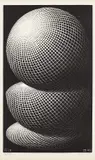 M. C. Escher, Three Spheres I