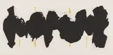 Running Elegy II, Yellow State by Robert Motherwell, 1983, Etching and aquatint in colors, on Georges Duchêne Hawthorne of Larroque paper, with full margins,, sold Oct 2015