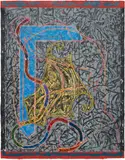 Imola Three II, from the Circuits Series by Frank Stella, 1984, Woodcut in colors, on TGL handmade paper, the full sheet,, sold Oct 2015