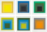 Formulation Articulation I and II by Josef Albers, 1972, The complete set of 127 screenprints in colors, on 66 sheets of wove paper, each folded (as issued), with full margins,, sold Oct 2015