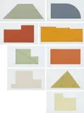 Robert Mangold, Multiple Panel Paintings, 1973-1976: A Book of Silk Screen Prints, 1977, The complete set of nine screenprints in colors, on Fabriano paper, with full margins,