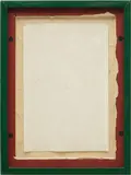 Richard Tuttle, Portland Works: Group II #6, 1976, Watercolor and graphite drawing, on airmail writing paper,