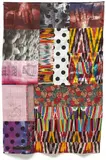 Robert Rauschenberg, Samarkand Stitches #IV, from Samarkand Stitches, 1988, Unique fabric assemblage with screenprint in colors,
