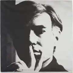 Self-Portrait by Andy Warhol, 1966, Offset lithograph, on silver coated paper, with margins,, sold Oct 2015