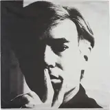 Andy Warhol, Self-Portrait, 1966, Offset lithograph, on silver coated paper, with margins,